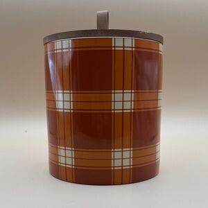 Youly Plaid PetTreat Canister NWT